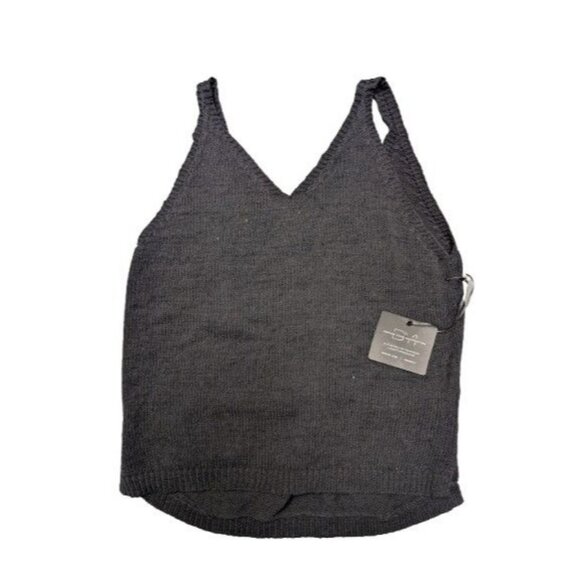 DYI Women's Sweater Tank Top Black Size Large - Picture 2 of 8